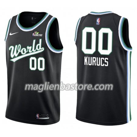 Maglia NBA Brooklyn Nets Rodions Kurucs 00 Nike 2019 Rising Star Swingman - Uomo
